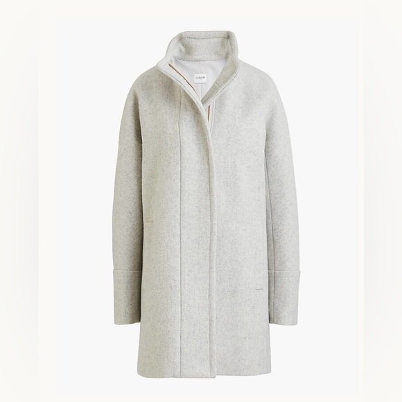 J.Crew City Winter Coat in heather grey. EUC - Picture 1 of 8